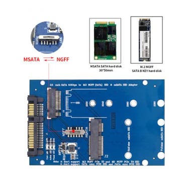 Msata Naar Sata Adapter 2.5 Inch, Verzenden, Nieuw