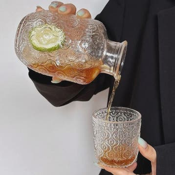 Vintage Glazen Theepot & Nachtkan Set - Stijlvol voor Water,, Antiek en Kunst, Verzenden