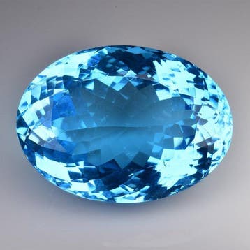Zonder minimumprijs - 1 pcs Blauw Topaas - 84.83 ct -, Nieuw