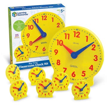 Big time klassenset instructie + kleine klokjes (25 delig), Ophalen of Verzenden, Nieuw
