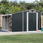 vidaXL Tuinschuur 277x279x179 cm gegalvaniseerd staal, Tuin en Terras, Tuinhuizen, Verzenden, Nieuw