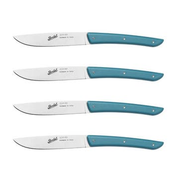 GGM Gastro | (4 stuks) BERKEL | Steakmes - Petrol blauw - |, Verzenden, Nieuw