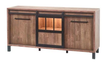Dressoir Klein Alphen Oud Teakhout - dressoirs, Nieuw, Overige materialen