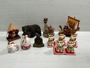 Beeldje - Vintage Japanese Folk Art & Lucky Charm Collection