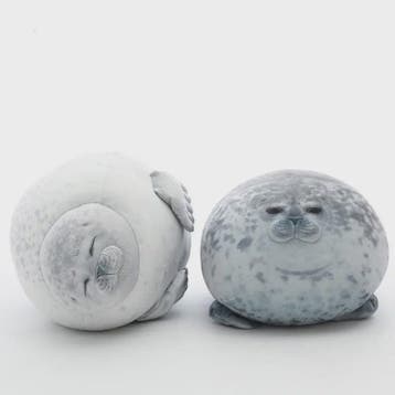 Schattige Dikke Zeehond Pluche Kussen - Knuffel Speelgoed vo