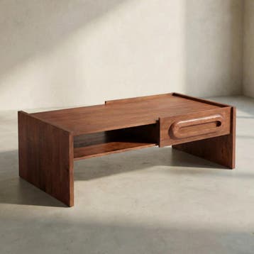 *WOONWINKEL* Houten Salontafel Vintage Design, Verzenden, Nieuw