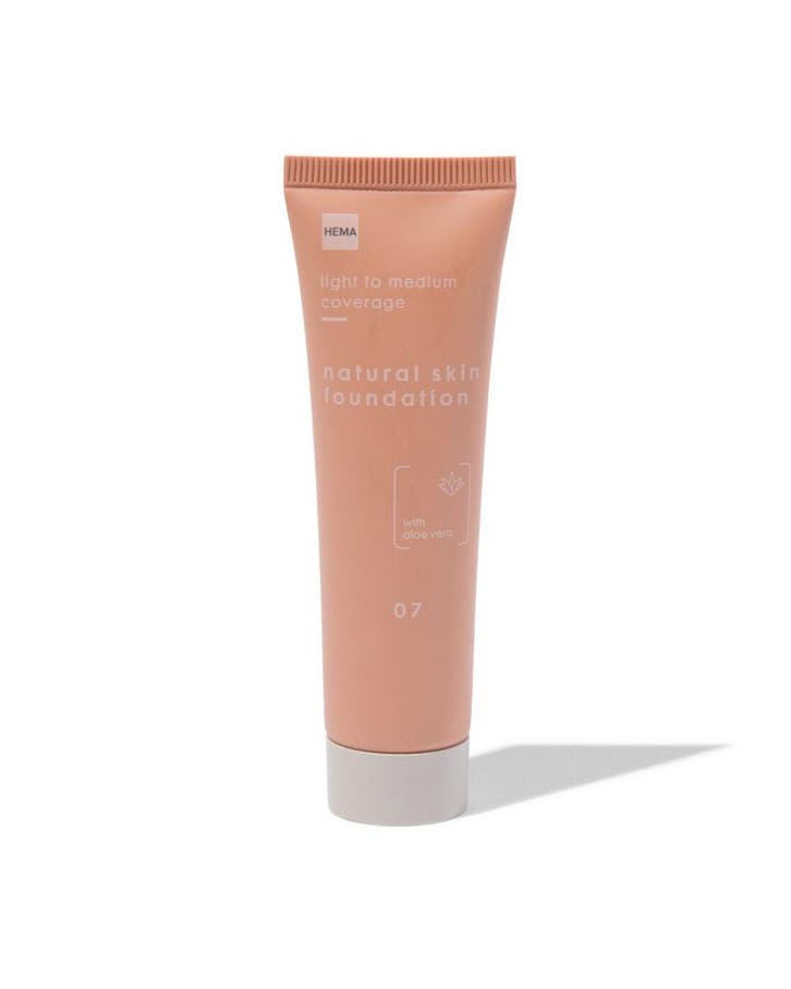 HEMA Foundation natural skin 07, Sieraden, Tassen en Uiterlijk, Uiterlijk | Cosmetica en Make-up, Nieuw, Verzenden
