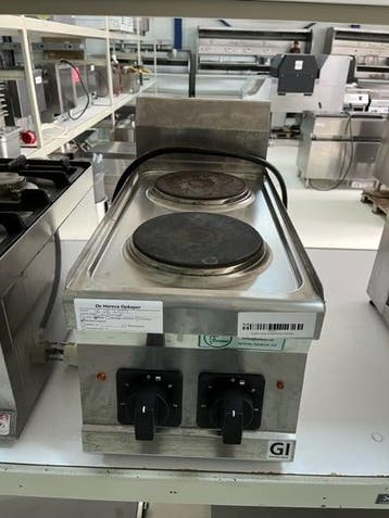 Gastro-Inox 600 Trendline elektrische kookplaat, 2 kookzones, Ophalen of Verzenden, Gebruikt
