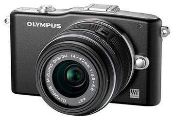 Olympus Pen mini E-PM1 Systeemcamera + 14-42mm Lens + Flitse, Verzenden, Zo goed als nieuw