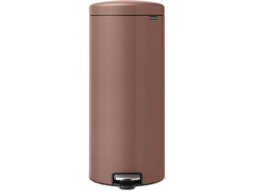 Brabantia NewIcon Prullenbak - 30 liter - Soft-close - Satin, Huis en Inrichting, Woonaccessoires | Prullenbakken, Verzenden, Zo goed als nieuw