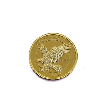 Fiji. 5 Dollars 2021 Bald Eagle (.999) Proof