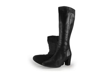 Manfield Laarzen in maat 42 Zwart, Kleding | Dames, Schoenen, Hoge laarzen, Verzenden, Zwart, Zo goed als nieuw