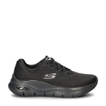 Skechers Arch Fit lage sneakers voor dames in het Zwart, Skechers, Verzenden, Zwart, Nieuw
