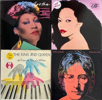 Andy Warhol (1928-1987) - John Lennon - Aretha Franklin -