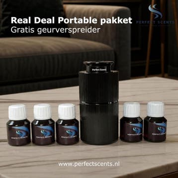 GRATIS portable geurmachine bij Real Deal Aroma pakket, Nieuw, Aroma