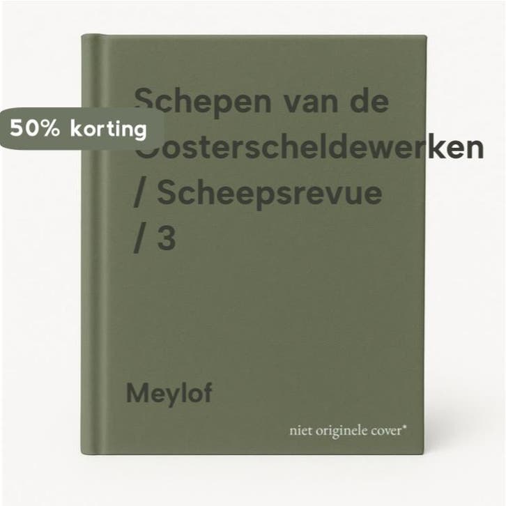 Schepen van de Oosterscheldewerken / Scheepsrevue / 3 Meylof, Boeken, Hobby en Vrije tijd, Gelezen, Verzenden