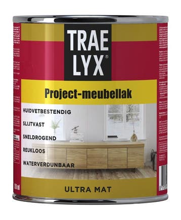 Trae lyx project meubellak ultramat, 750 ml, Verzenden, Nieuw