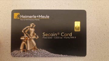 1/200 troy ounce - Goud .999 - Heimerle + Meule, Germany