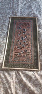 Schilderij geborduurd met zijde - Zijde - 20e eeuw