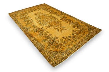 Geel Goud vintage - Vloerkleed - 290 cm - 175 cm - met, Nieuw