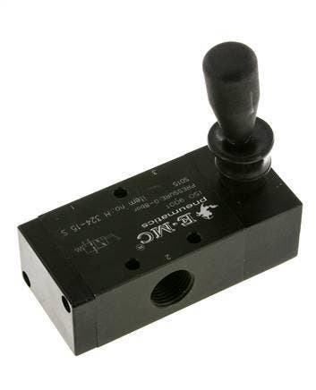 3/2 G1/2 Handbediende Hefboom Ventiel 0-8bar/0-112psi E.MC, Verzenden, Nieuw