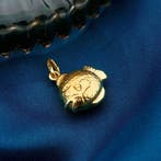 Gouden hanger van een vis (Hanger of bedel), Ophalen of Verzenden, Gebruikt, Goud, Overige merken