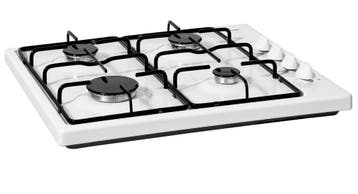 Kookplaat Etna KGV158WIT 58 cm Gas Nieuw in doos, Verzenden, Nieuw, Vrijstaand