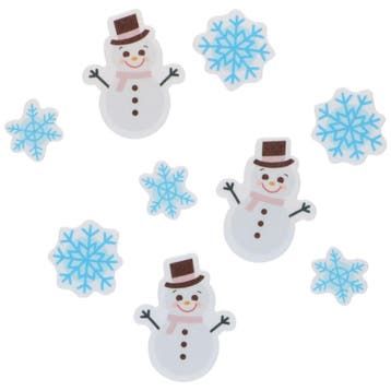 Wilton Ouwel Decoratie Sneeuwpop & Sneeuwvlok Set/9, Hobby en Vrije tijd, Verzenden, Nieuw