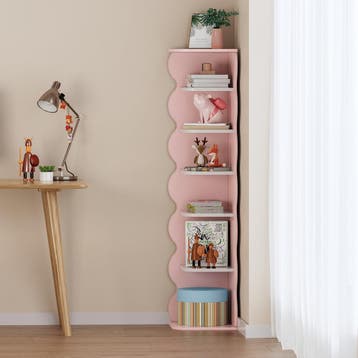 Kinderschoenenrek Vestnes 108x27x27 cm roze en wit [en.casa], Verzenden, Nieuw