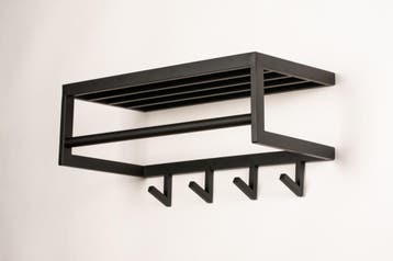 Rietveld Kapstokken - Zwart - Staal, Metaal, Verzenden, Nieuw