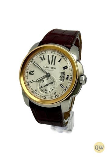 Cartier Calibre de Cartier Steel / Gold, Ophalen of Verzenden, Zo goed als nieuw