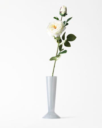HEMA Vaas 8x20cm Zwier glas blauw, Verzenden, Nieuw, Blauw
