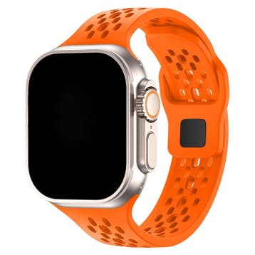 Apple Watch Sprint bandje - siliconen - oranje - Oranje /, Verzenden, Nieuw