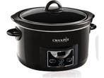 CrockPot CR507 - Slowcooker - Digitaal 4.7L - Zwart, Witgoed en Apparatuur, Slowcookers, Verzenden, Zo goed als nieuw