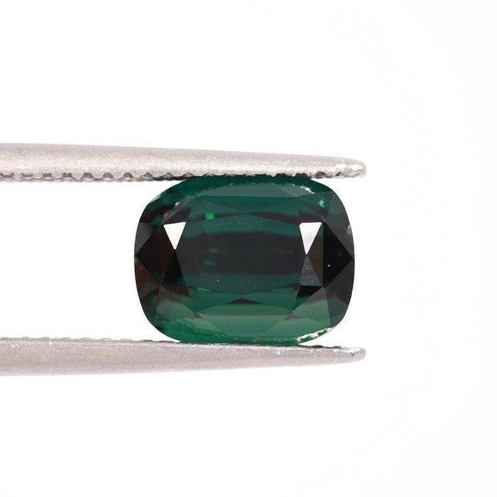 Blauw, Groen Grandidieriet - 3.94 ct - Gemological Institute, Sieraden, Tassen en Uiterlijk, Edelstenen