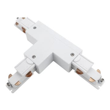 Dali 3-fase rail | t-vorm connector | right-1 | wit, Ophalen of Verzenden, Nieuw, Kunststof