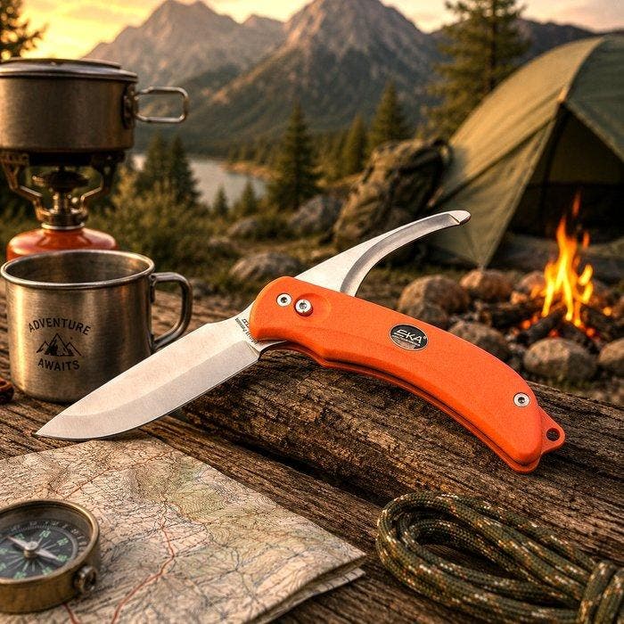 EKA Sweden EKA G3 Swingblade Orange – Coltello pieghevole a, Antiek en Kunst, Antiek | Keukenbenodigdheden
