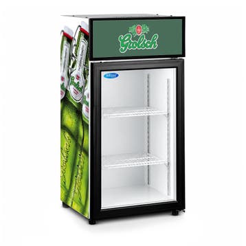 Grolsch glasdeurkoelkast 80 liter, Ophalen of Verzenden
