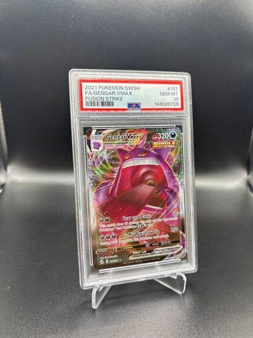Pokémon - 1 Graded card - Gengar VMAX #157 - PSA 10 - Sword, Nieuw