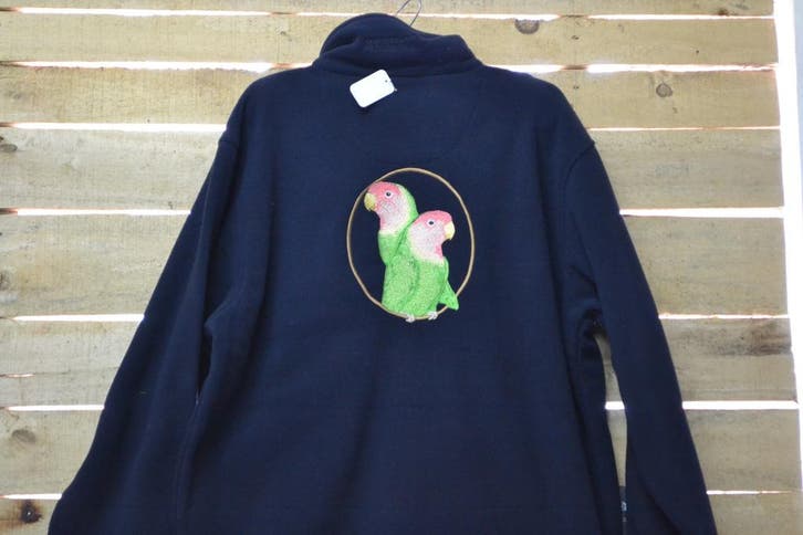 Fleecevest met 2 collies, Dieren en Toebehoren, Vogels | Hokken en Kooien, Nieuw, Ophalen of Verzenden