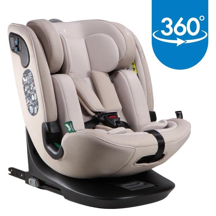Cangaroo GTS Sandstone 40-150 cm 360° i-Size Autostoel, Kinderen en Baby's, Autostoeltjes, Nieuw, Isofix, 15 t/m 36 kg, Verzenden
