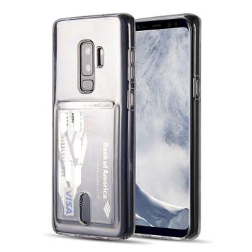Galaxy S9 Plus Transparant TPU Hoesje Met Pasjesvakje, Ophalen of Verzenden, Nieuw