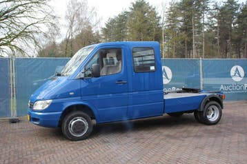 Veiling: Chassis Cabine Mercedes-Benz 904.6 Diesel 157pk 200, Blauw, Mercedes-Benz, Diesel, BTW verrekenbaar