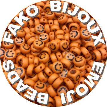 Fako Bijoux - Emoji / Smiley Kralen - Acryl - 7mm - Sieraden, Verzenden, Nieuw