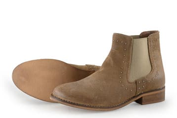 Remix Chelsea boots in maat 36 Beige, Beige, Overige typen, Gedragen, Remix