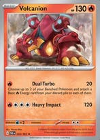 Volcanion 022/182 reverse holo Paradox Rift, Ophalen of Verzenden, Nieuw, Losse kaart, Foil