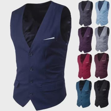 Stijlvol Heren Gilet - Slim Fit voor Bruiloft, Feest of Zake, Verzenden, Nieuw