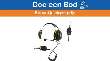 Bieden: Zenitel Headset with boom mic headband and 10m cabl, Ophalen of Verzenden, Nieuw, Communicatie