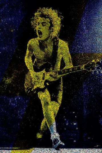 David Law - Crypto Angus Young - Nashville 1972 - Format XL