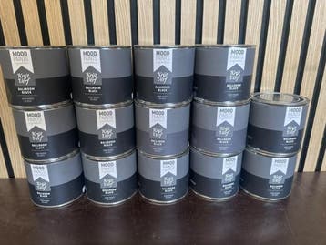 Veiling - 14x Moodpaints Krijtverf Ballroom Black 500ML beki, Doe-het-zelf en Verbouw, Verf, Beits en Lak, Nieuw